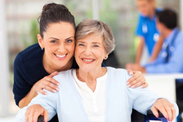 Daughter and her mother